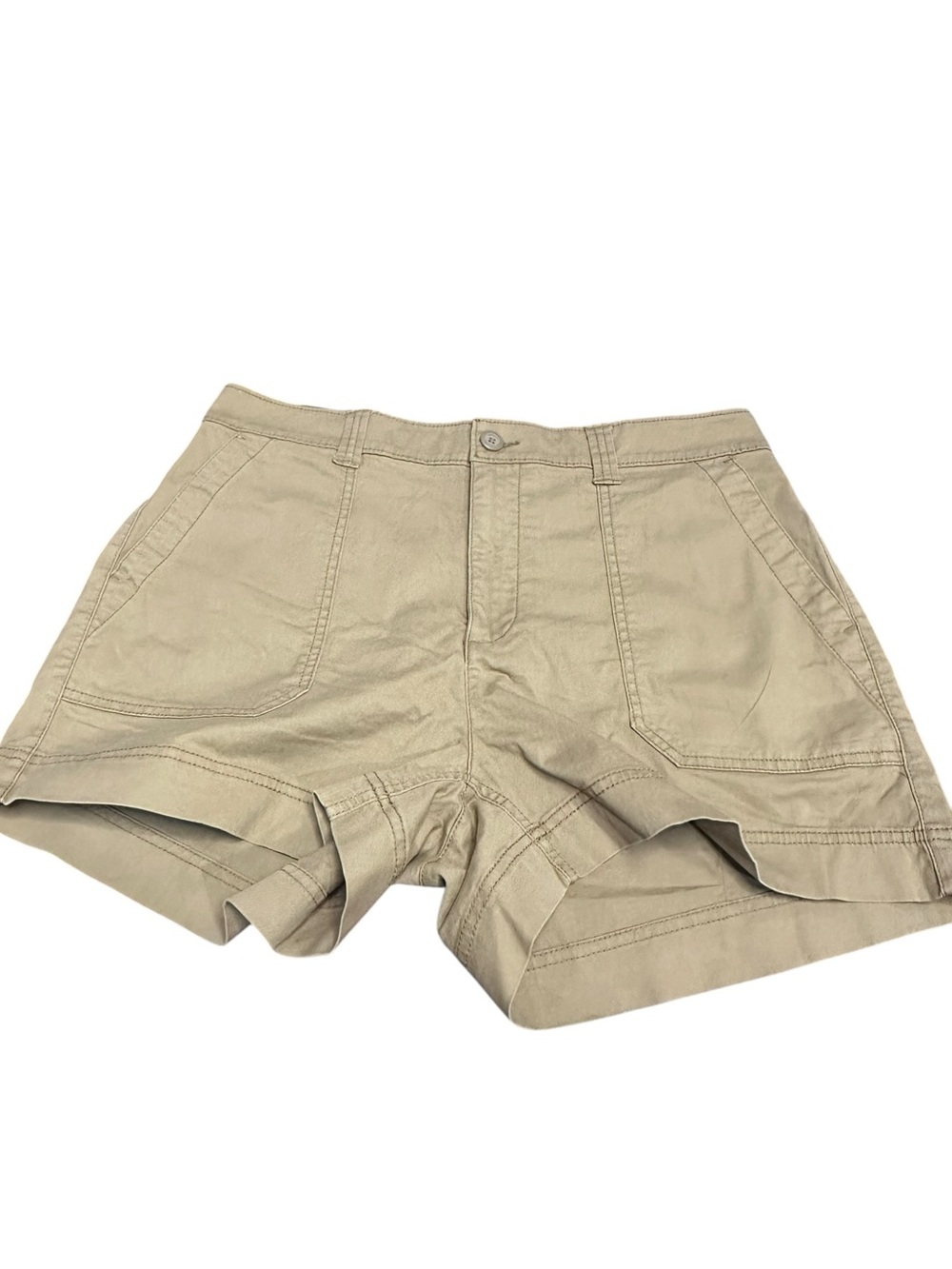 Old Navy High Waist Khaki Utility Shorts